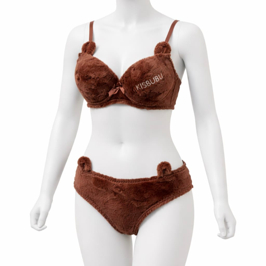Fluffy Bra Set